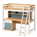 Conjunto de Mesa Alta y Sillas de Madera y Metal