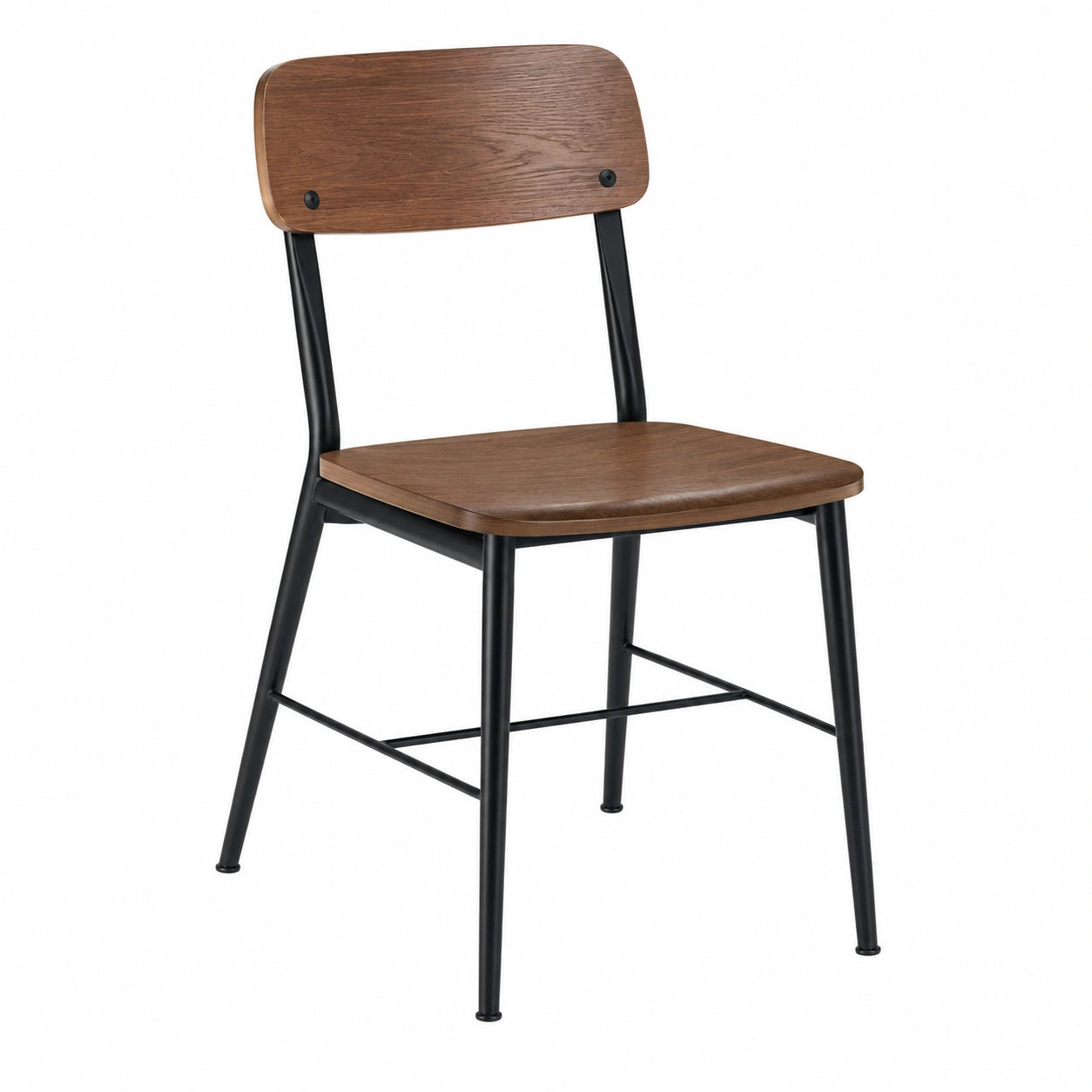 Silla de Madera y Metal Verde 45x50x85 cm